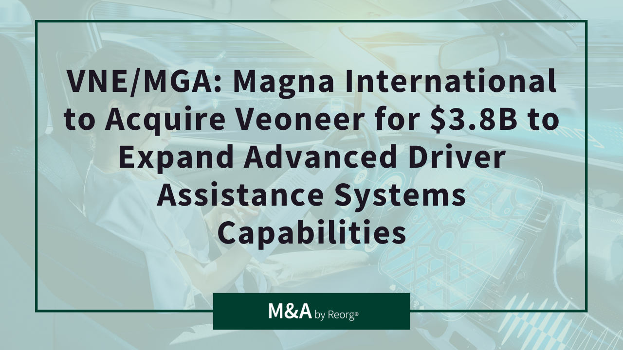 Magna International Acquisition of Veoneer