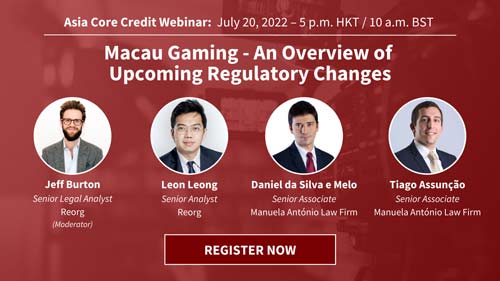 Reorg Webinar Series: Macau Gaming – An Overview of Upcoming Regulatory Changes